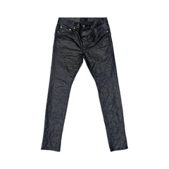 PURPLE BRAND Patent Film Denim Black