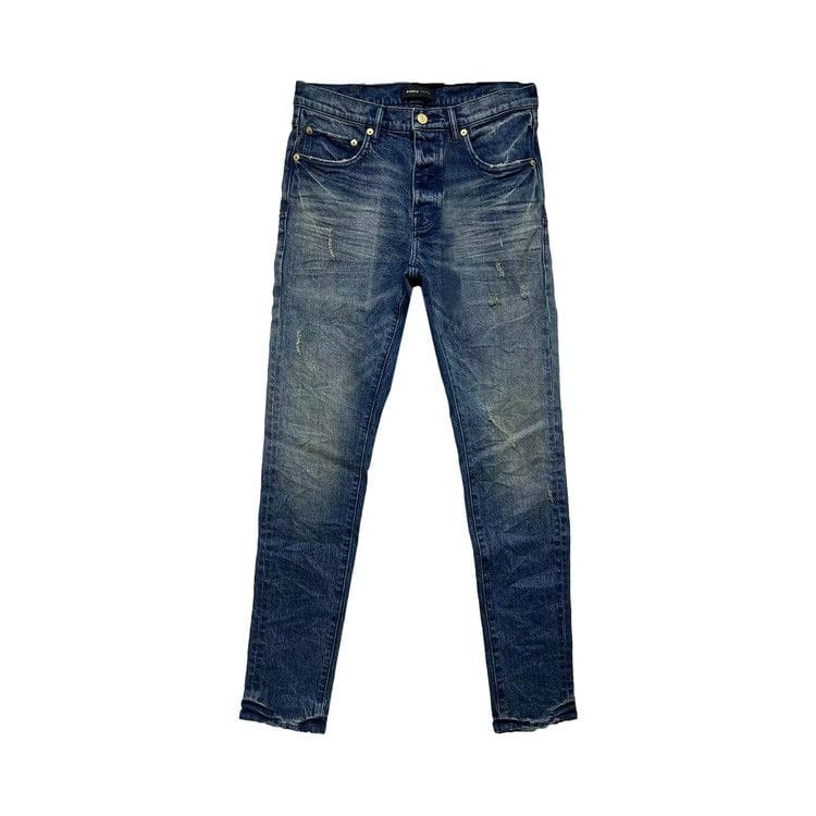 PURPLE BRAND Low Rise Slim Jeans Western Blue