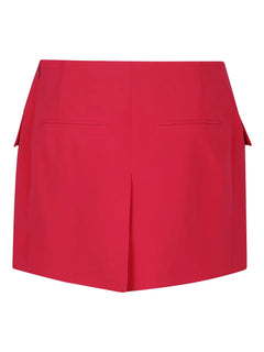 wrap-design mini skirt