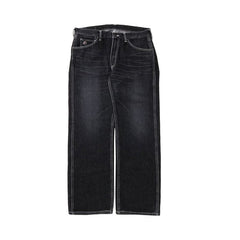BAPE Ape Head Relaxed Fit Denim Pants Black