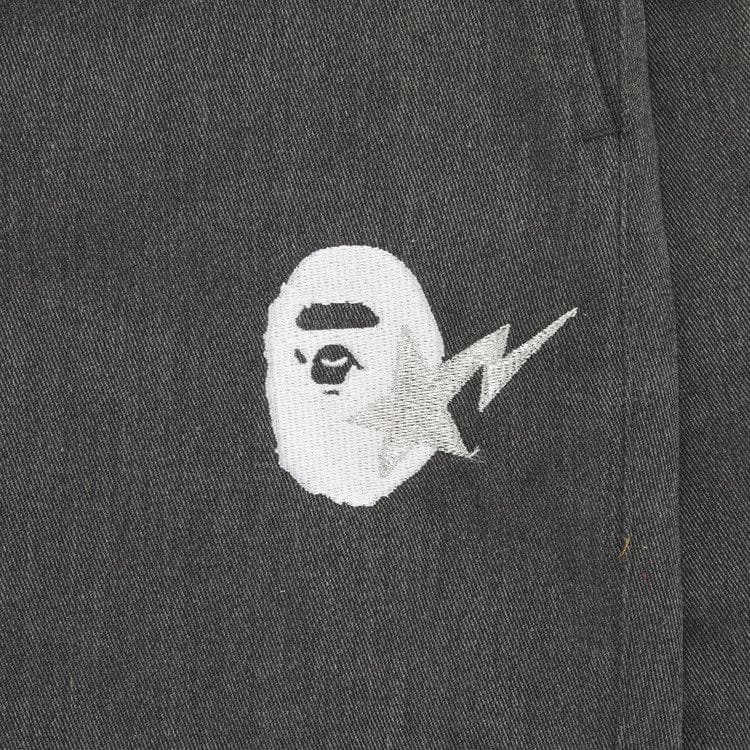 GOAT Exclusive BAPE Chino Melange Pants Charcoal
