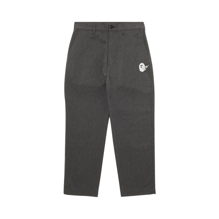 GOAT Exclusive BAPE Chino Melange Pants Charcoal