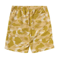 BAPE Color Camo Shark Sweat Shorts Yellow