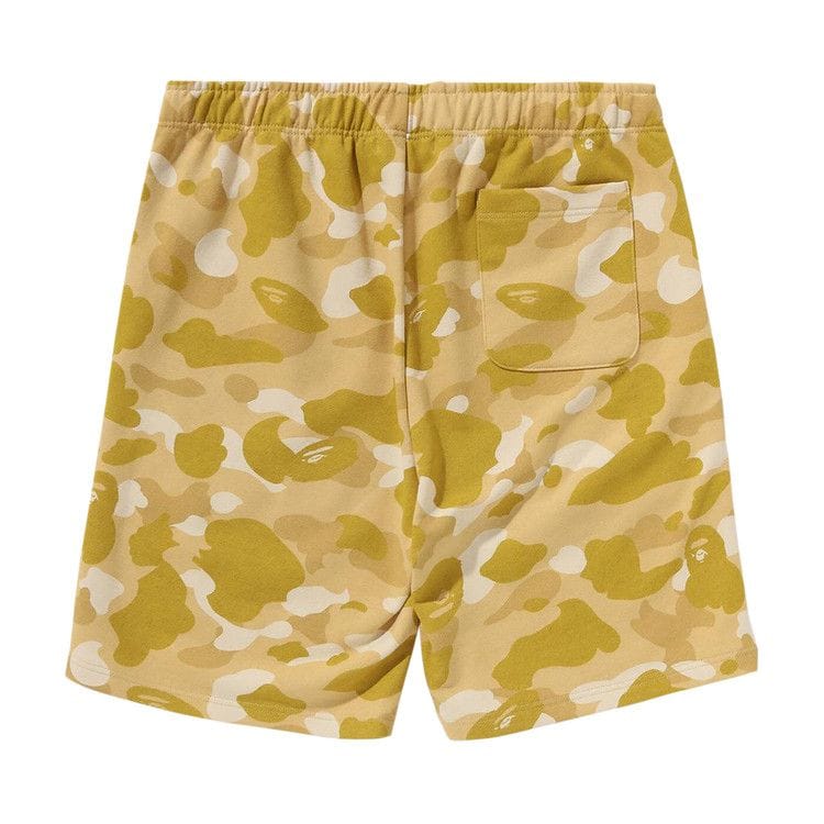 BAPE Color Camo Shark Sweat Shorts Yellow