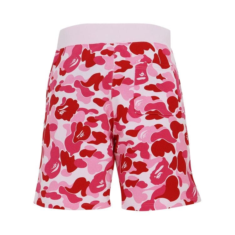 BAPE Big ABC Camo Shark Sweat Shorts Pink