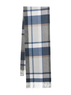 cashmere checked scarf