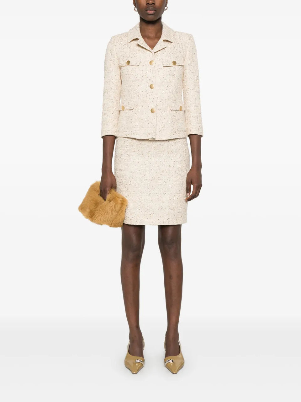 Tweed Mini Skirt