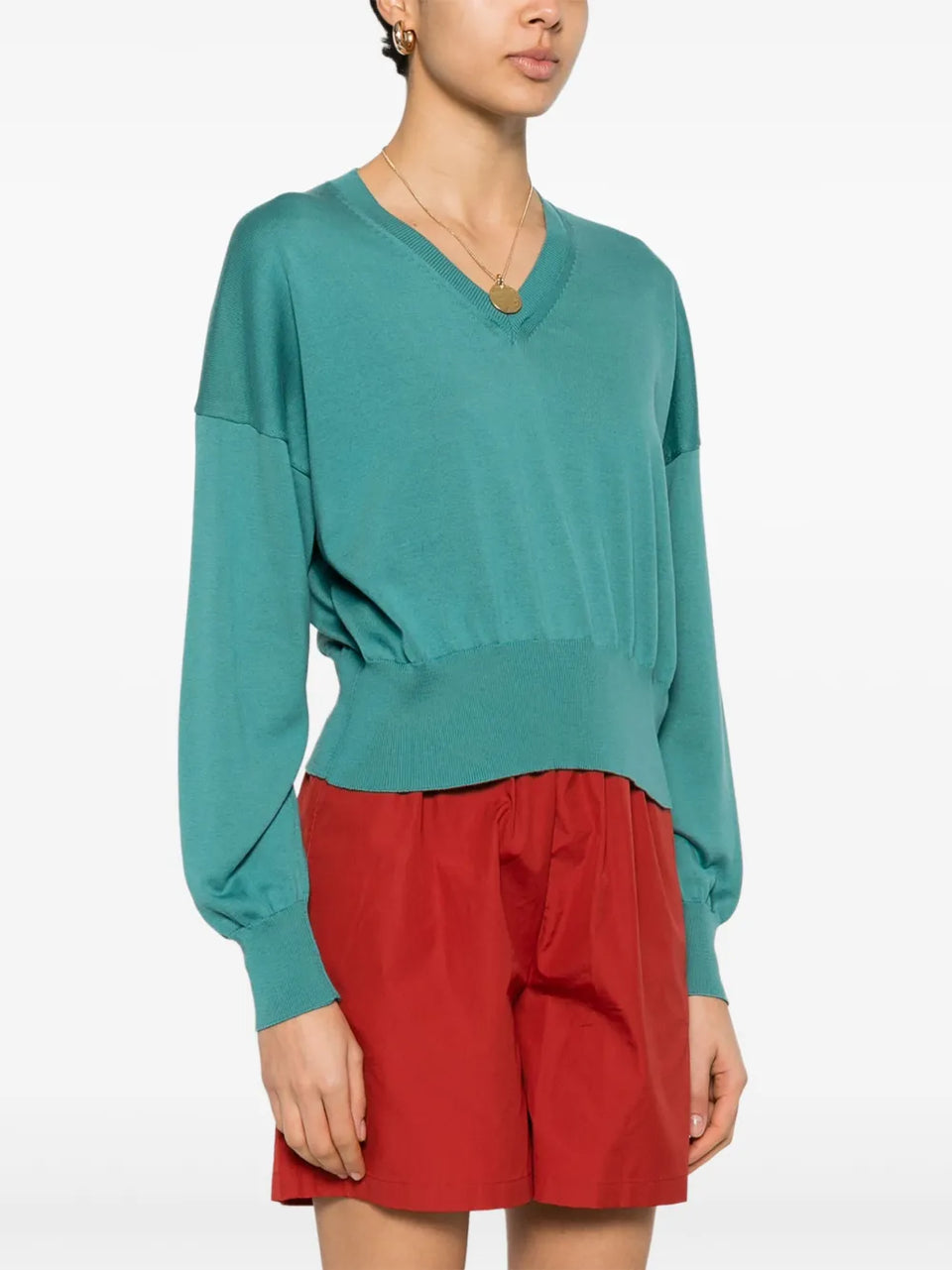 fine-knit top