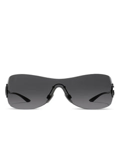 logo-detail wraparound sunglasses