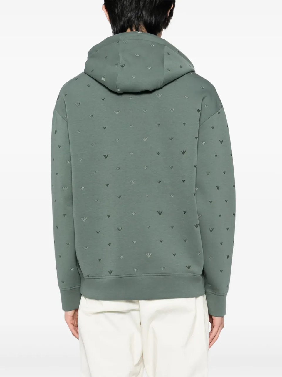 embroidered-logo Hoodie