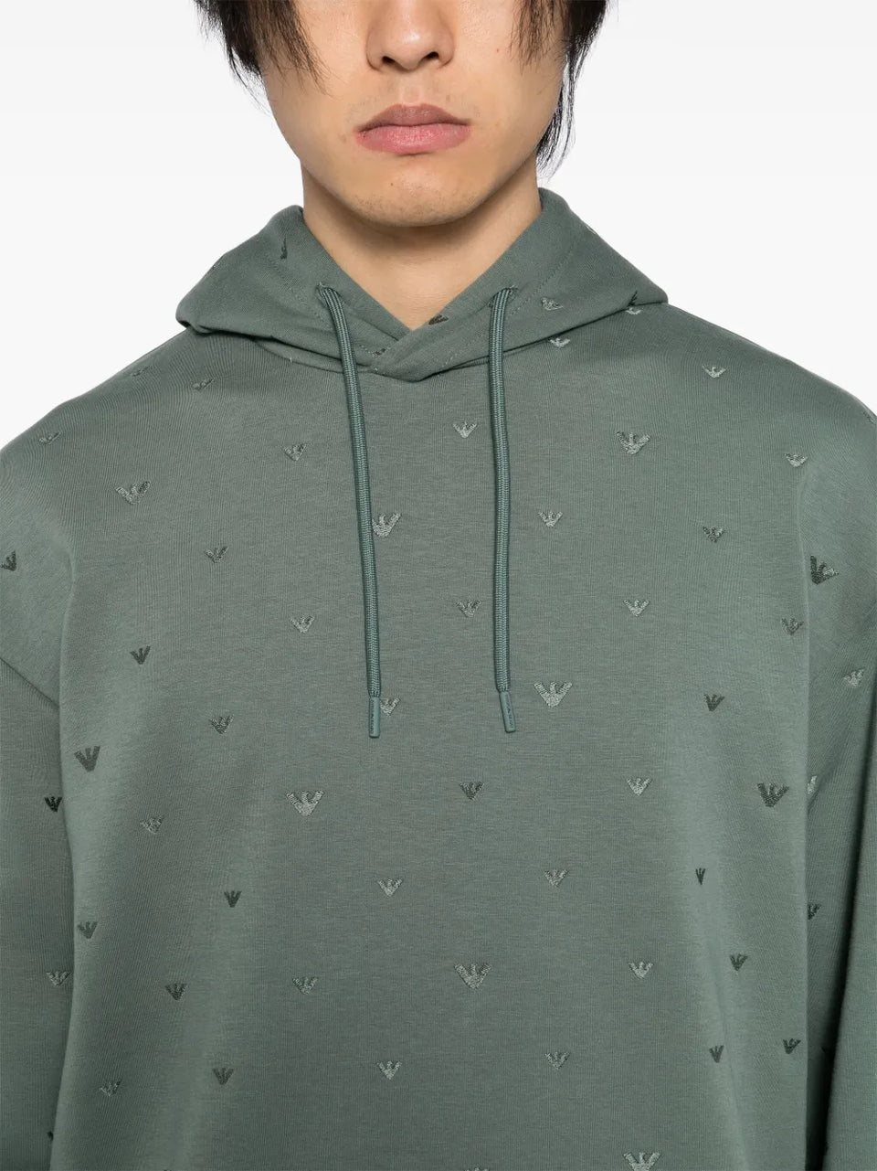 embroidered-logo Hoodie