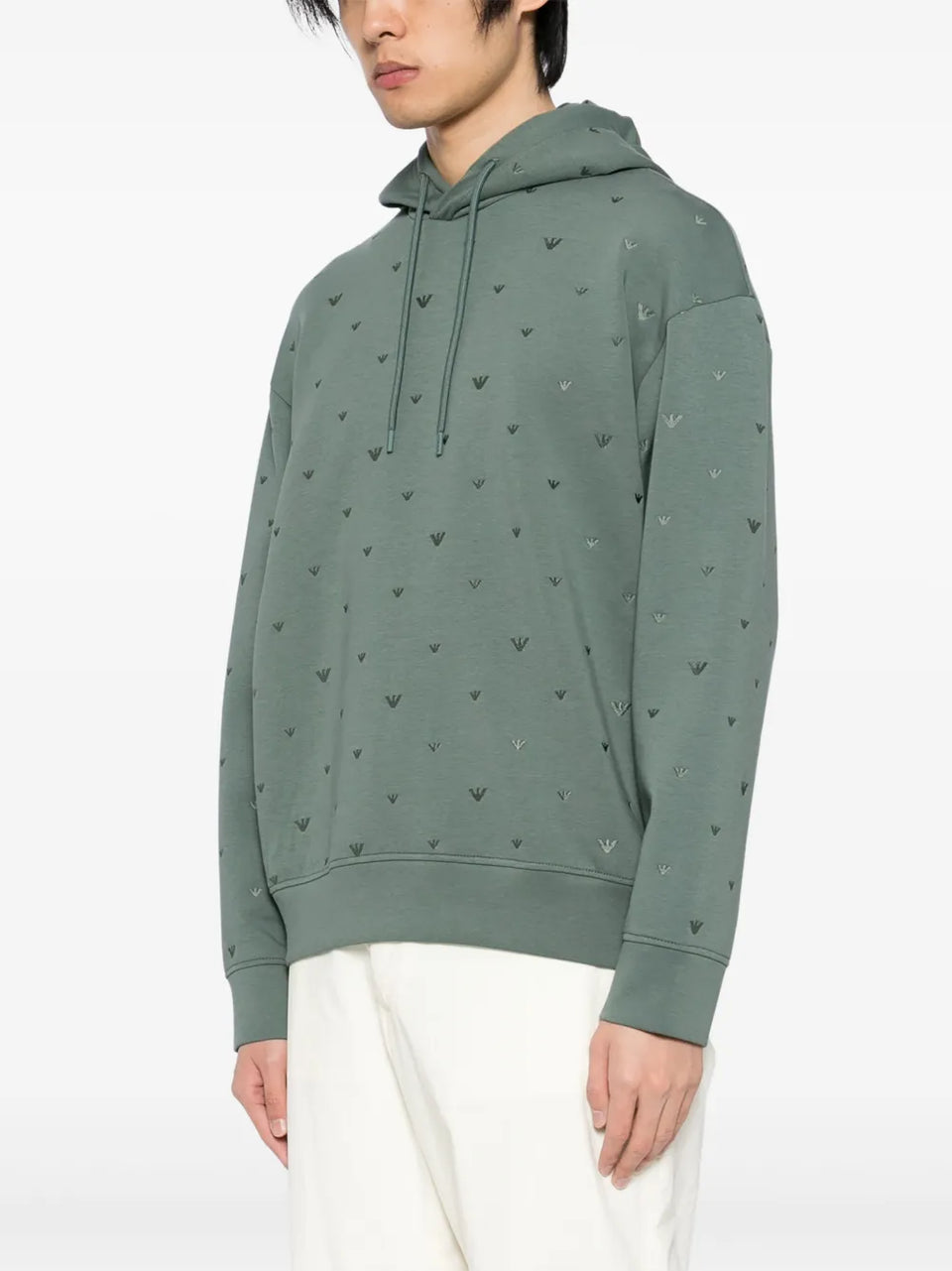 embroidered-logo Hoodie
