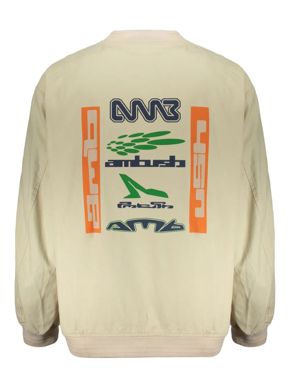 logo-print bomber jacket