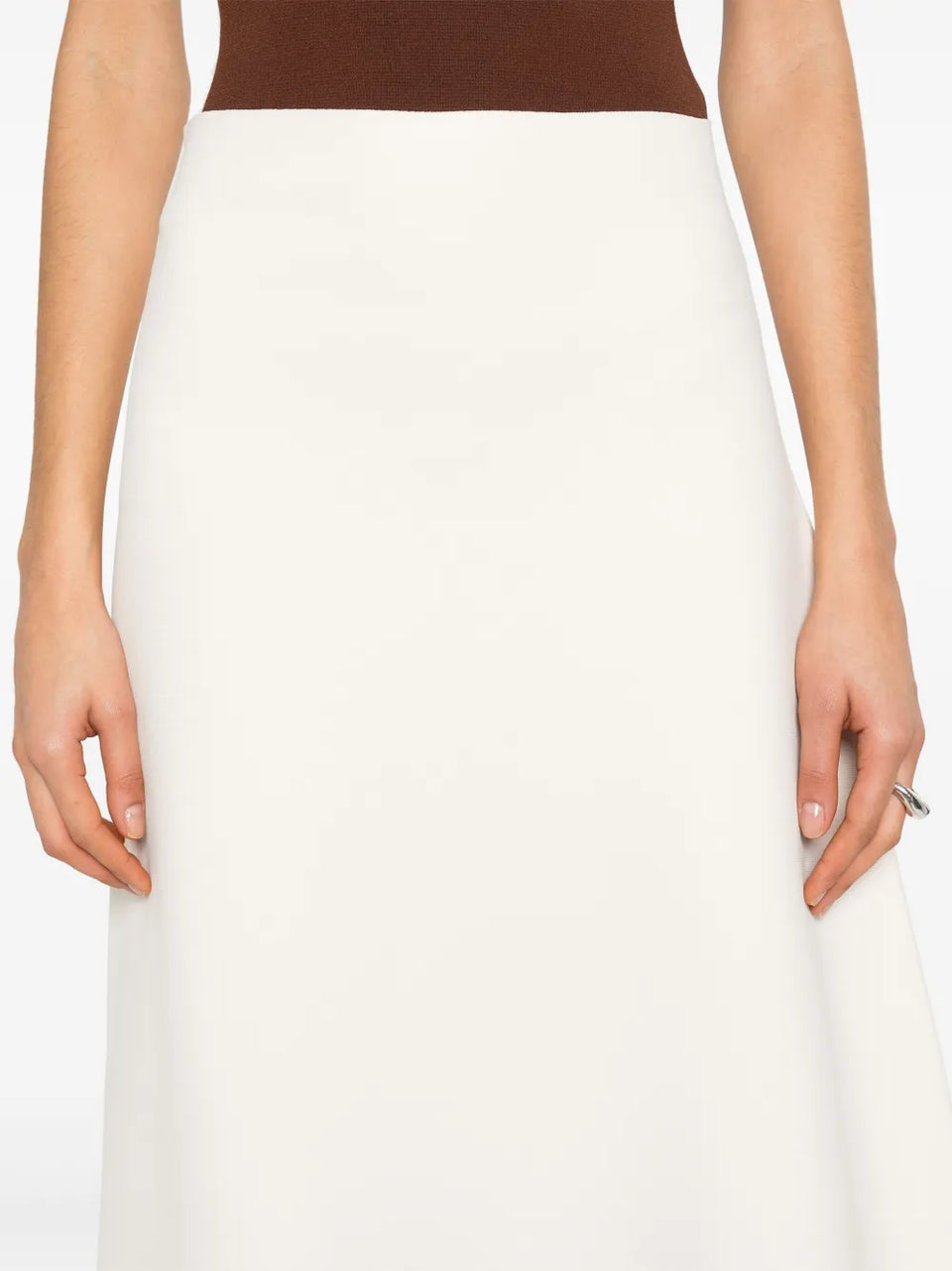 knitted maxi skirt