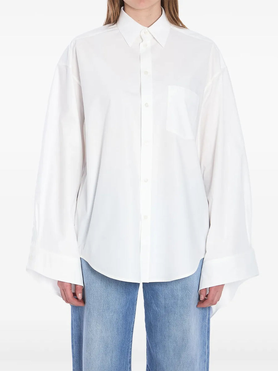 tied-cuff shirt