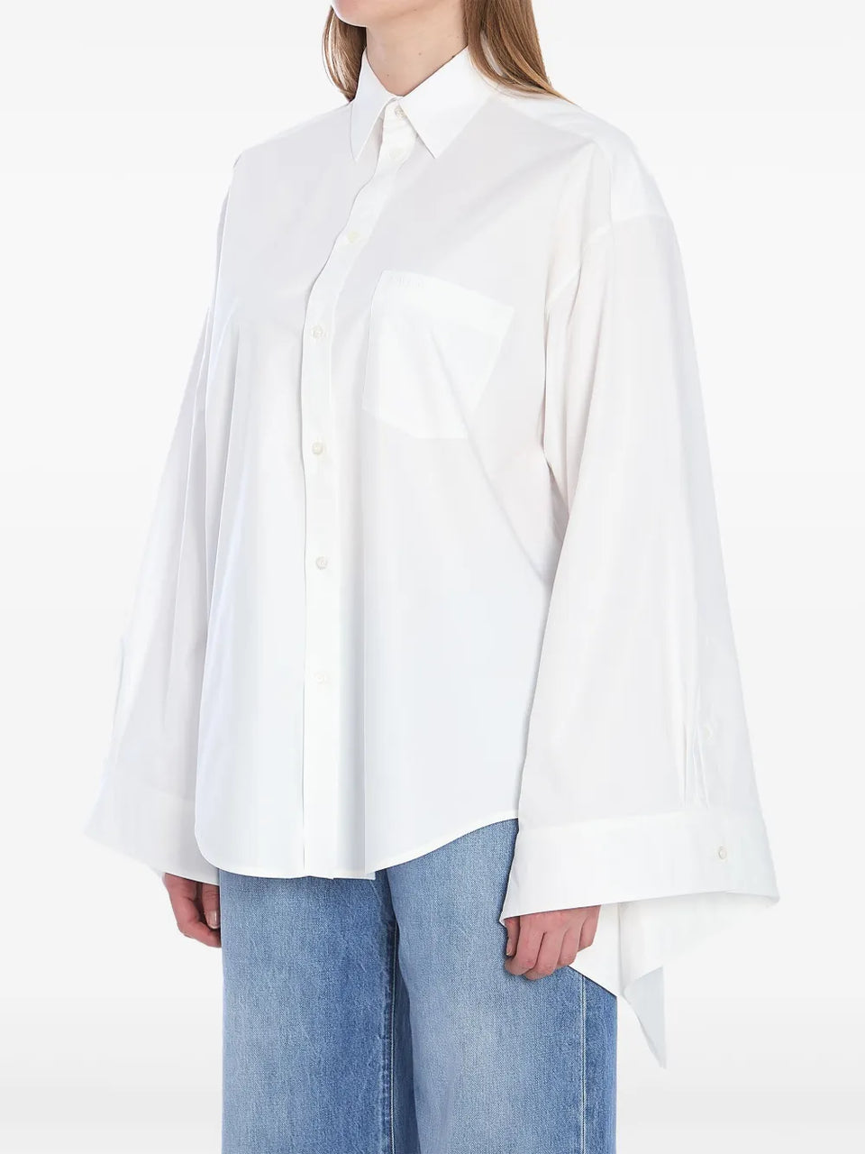 tied-cuff shirt