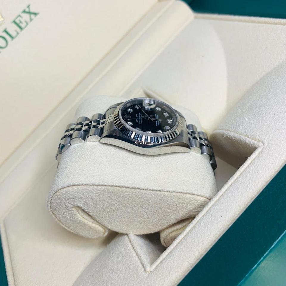 Rolex | Datejust | 69174 | Steel | 26 mm | Steel | Black | Automatic