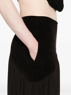 Satin Midi Skirt