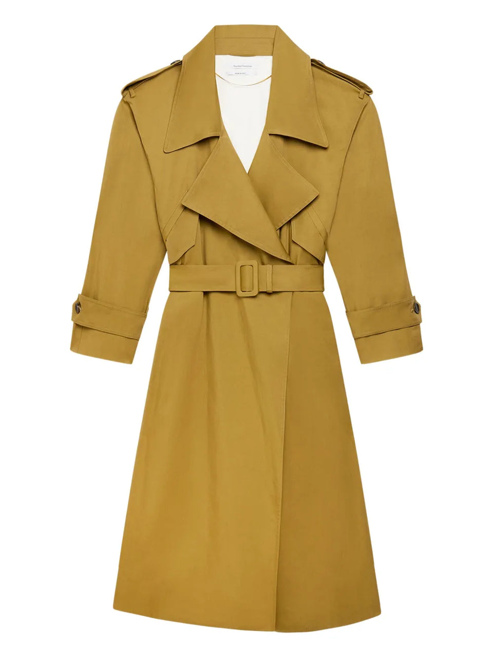 belted trench coat