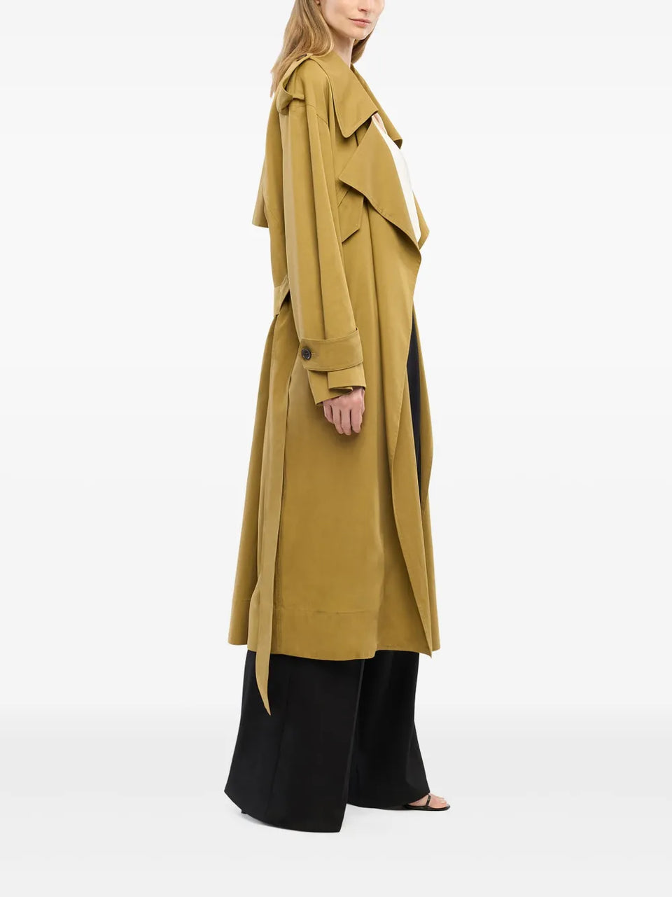 belted trench coat