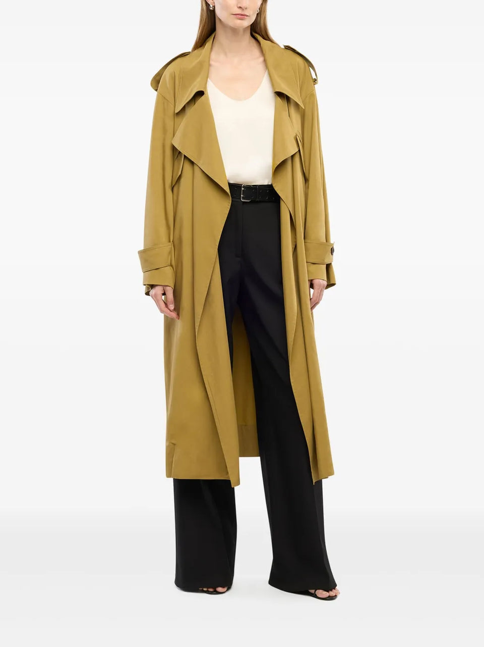 belted trench coat