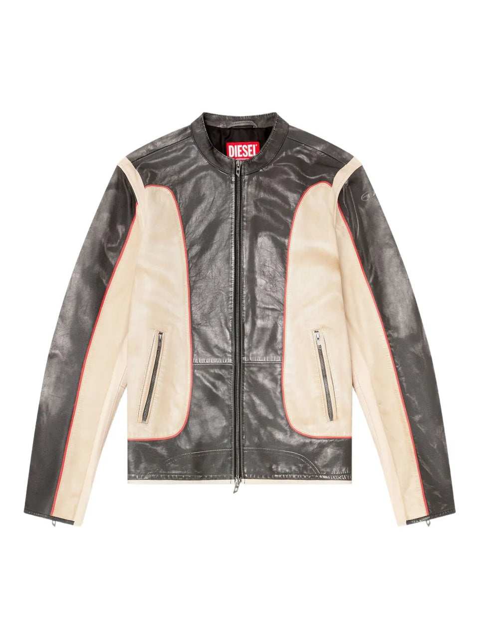 L-Evert leather biker jacket