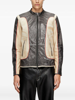 L-Evert leather biker jacket