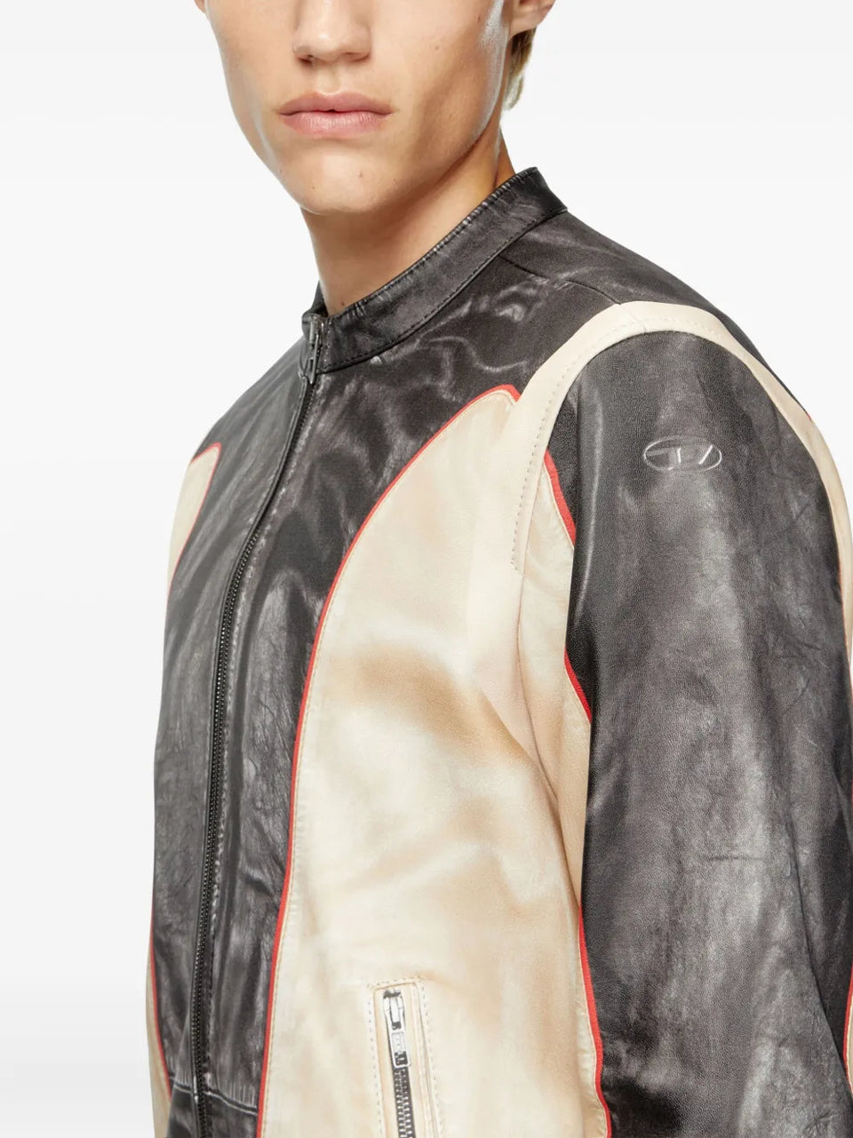 L-Evert leather biker jacket