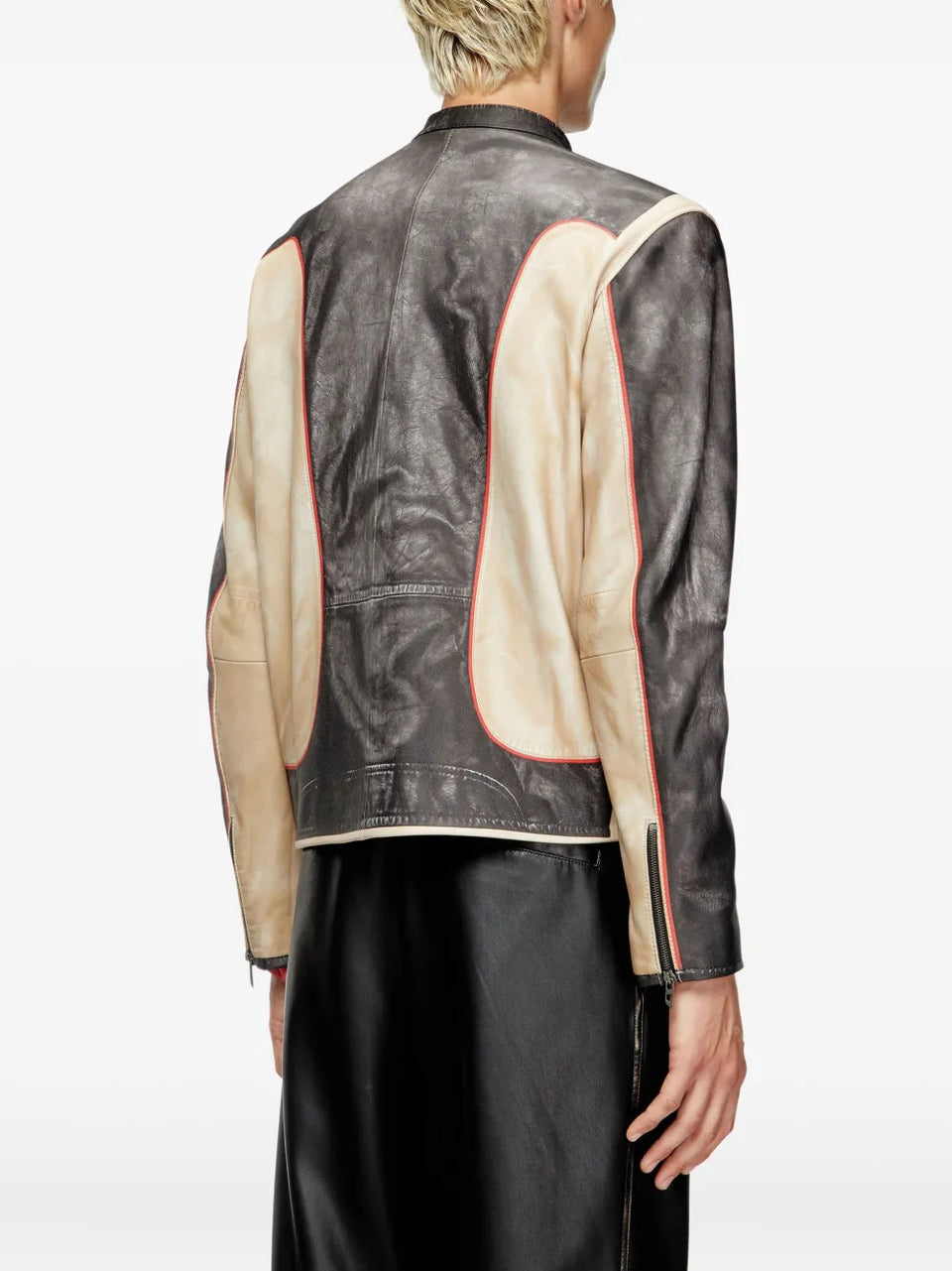 L-Evert leather biker jacket