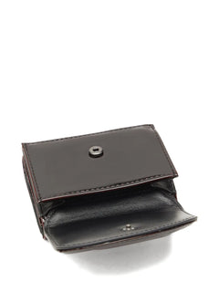 logo-plaque trifold wallet