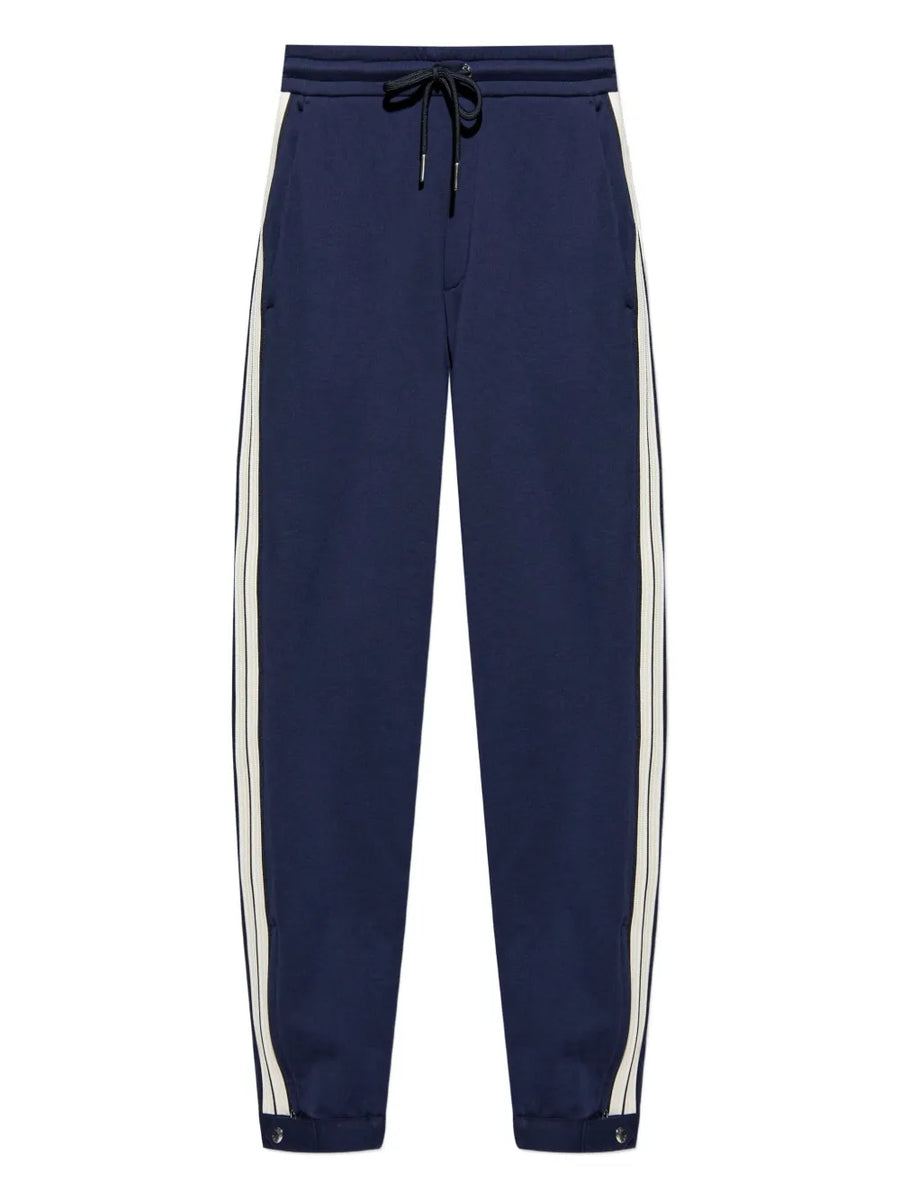 striped track pants