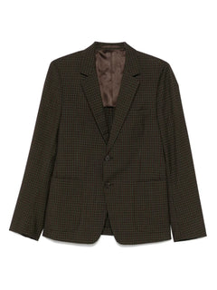 2010s check-pattern blazer