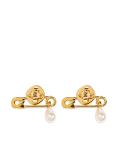 Orb-detailing earrings