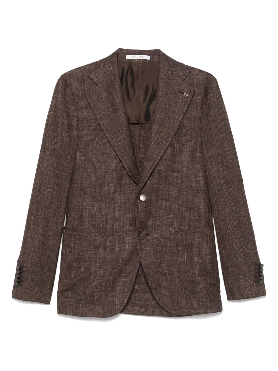 brooch-detail blazer