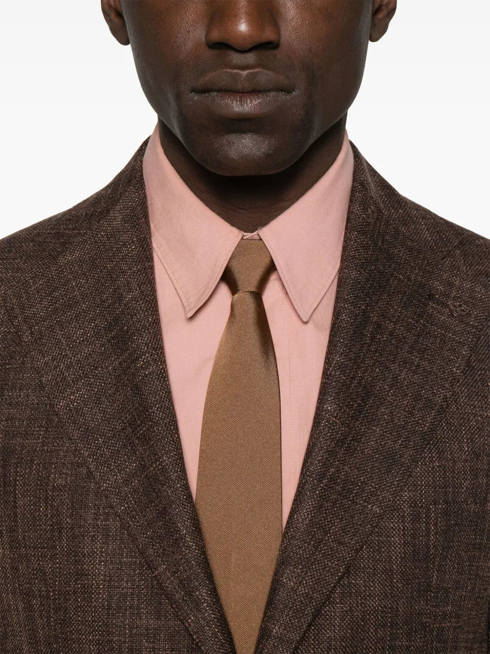 brooch-detail blazer