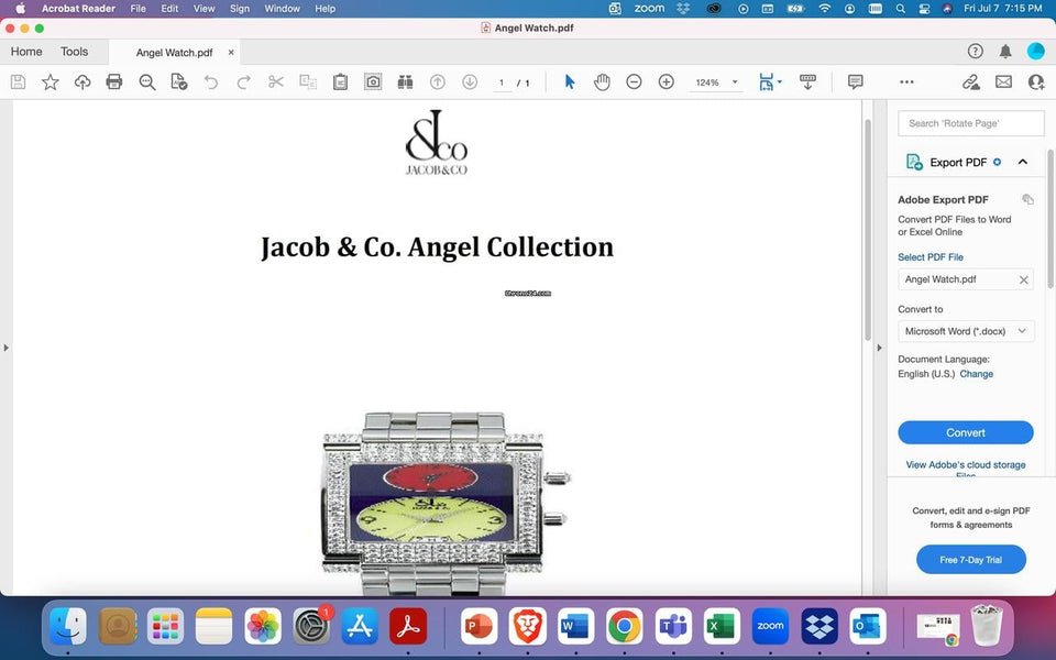 Jacob & Co.Angel Collection Two Time Zone JCA-19