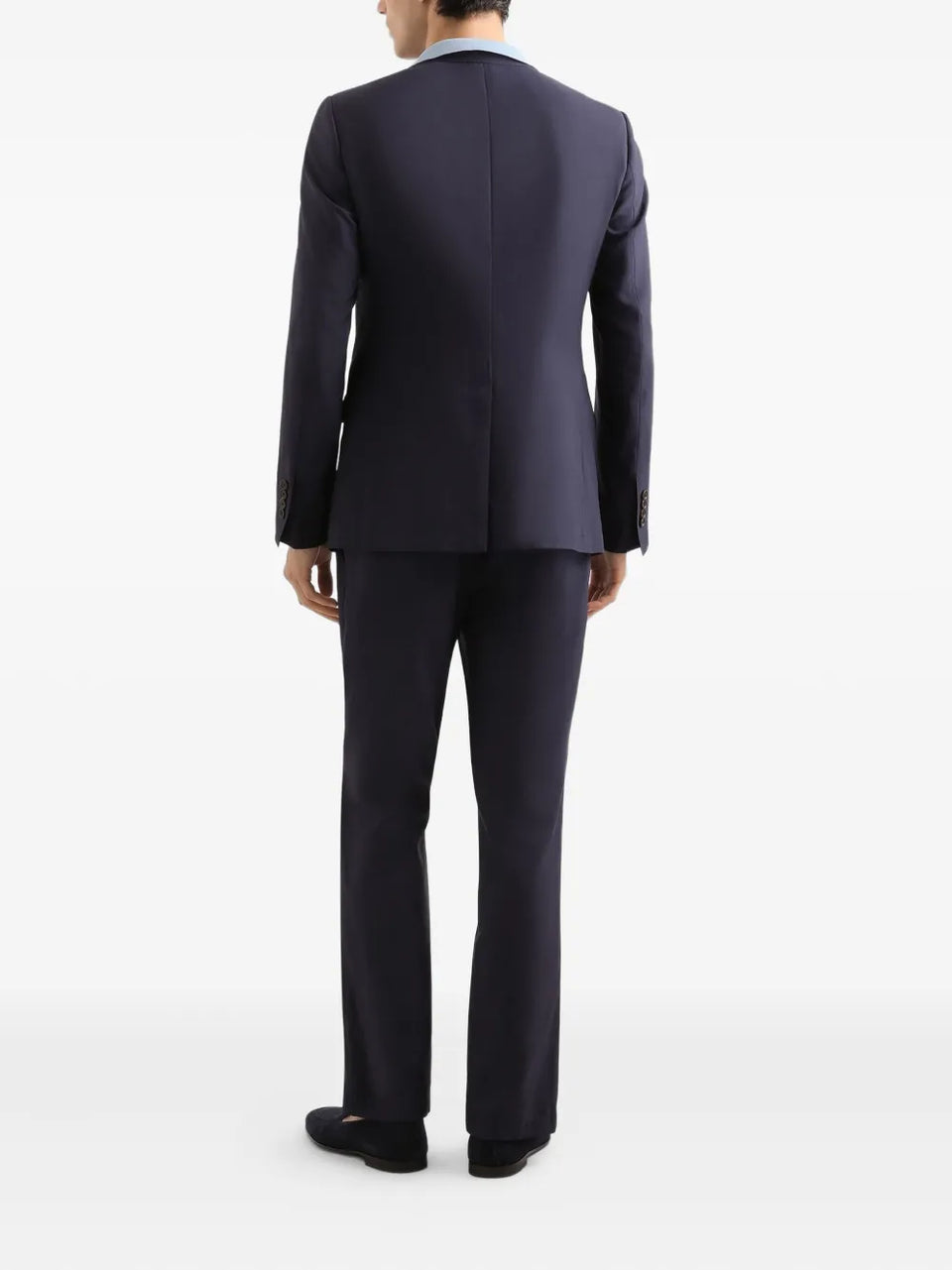 peak-lapel tailored blazer