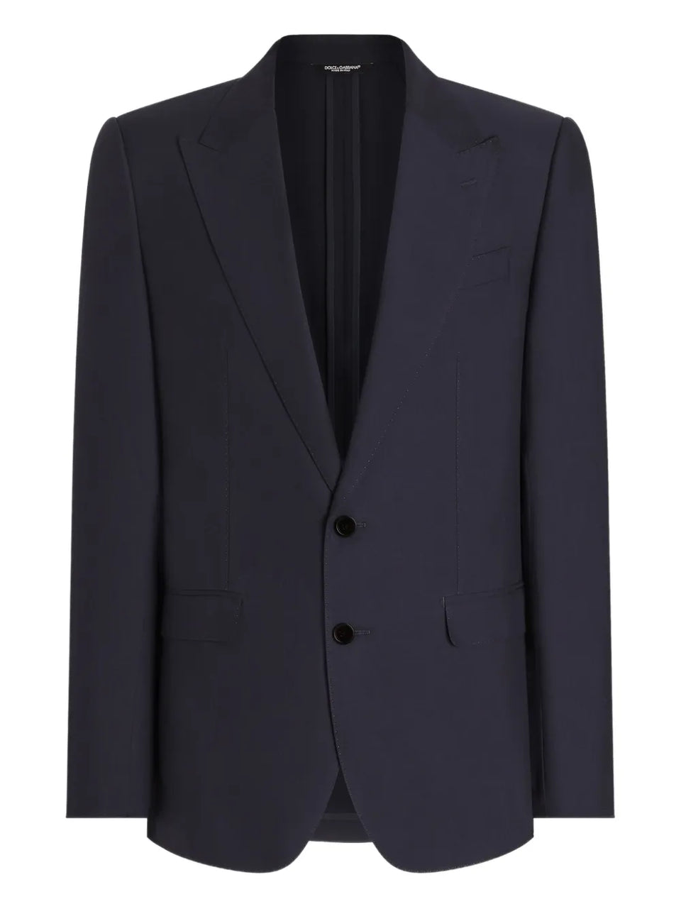 peak-lapel tailored blazer