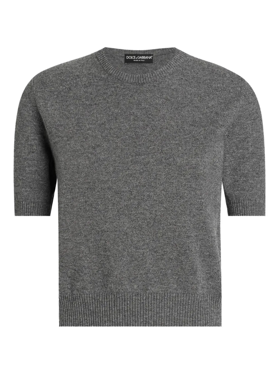 short-sleeve cashmere sweater