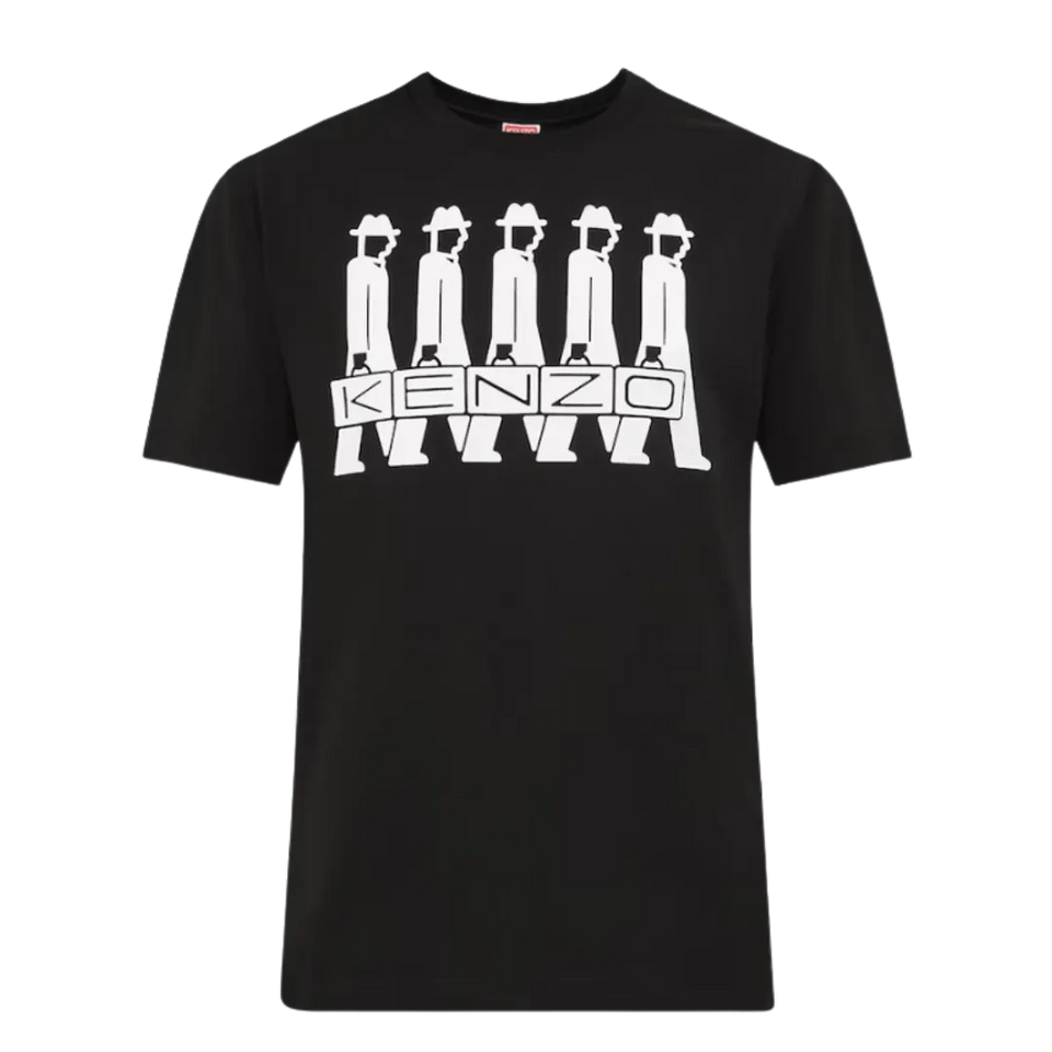 Kenzo Men Black KENZO Business Print T-Shirt
