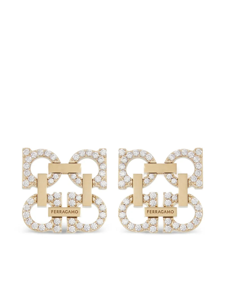 Gancini clip-on earrings