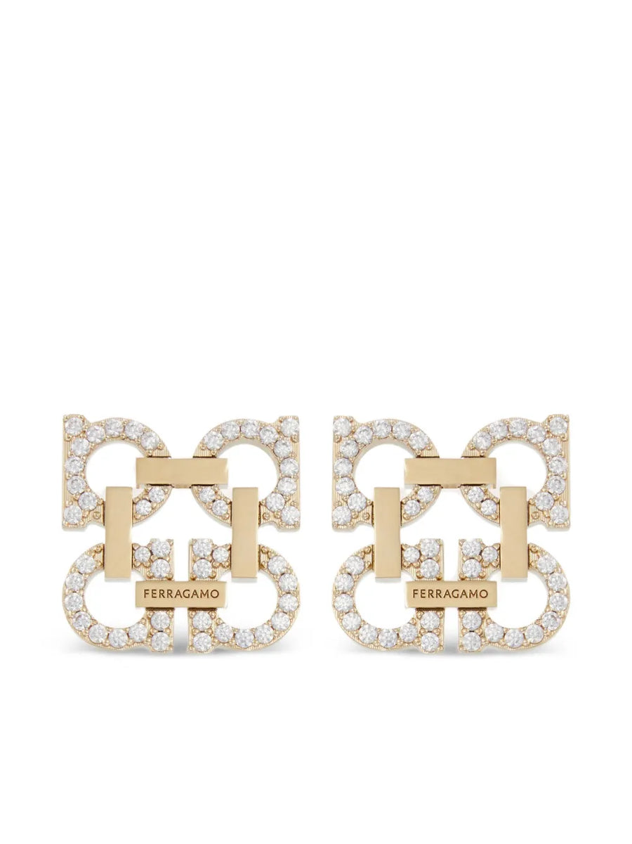 Gancini clip-on earrings