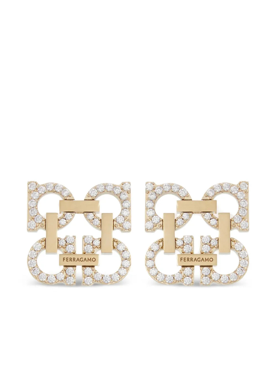 Gancini clip-on earrings