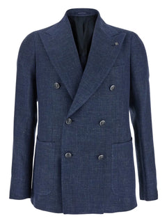 brooch-detail blazer