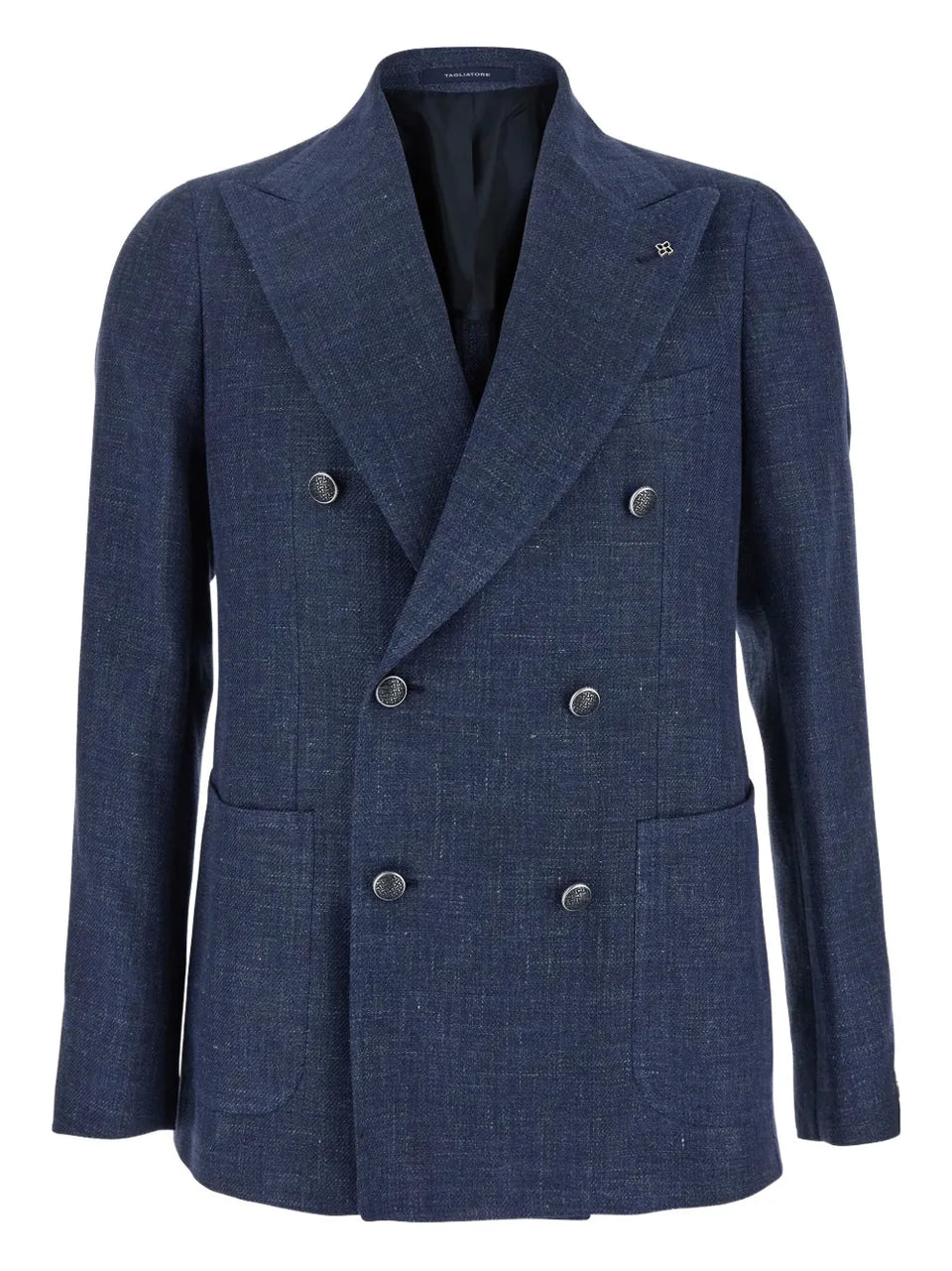 brooch-detail blazer