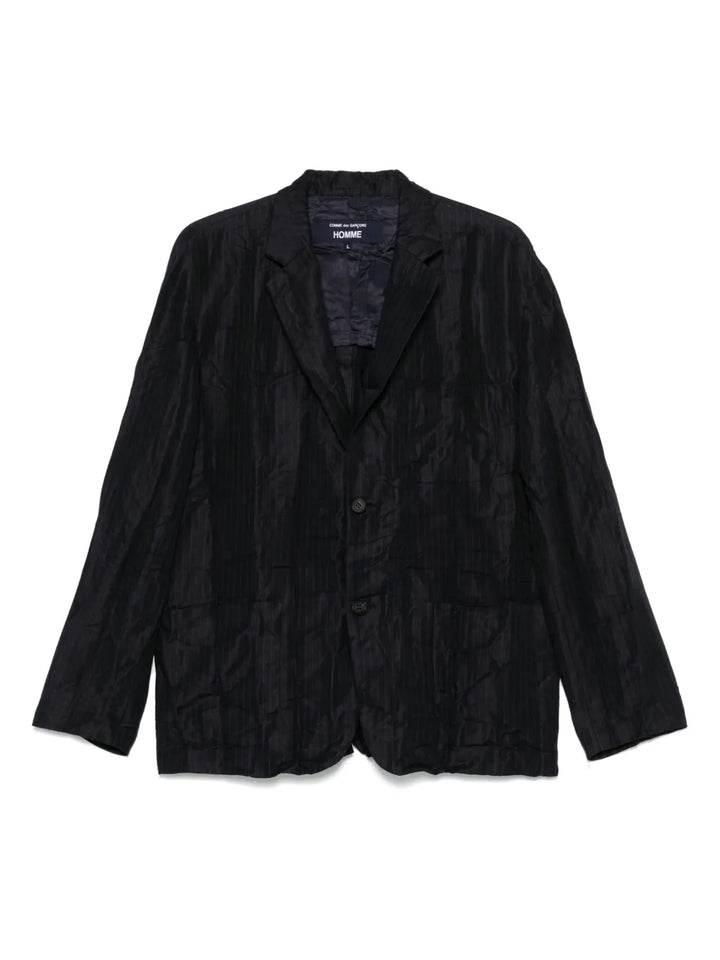pinstriped blazer
