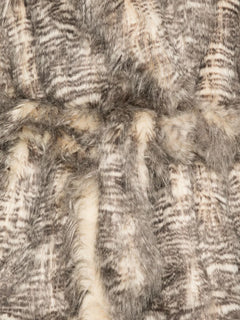 Juno tiger-print faux-fur coat
