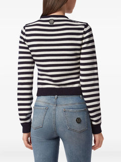teddy bear-jacquard jumper