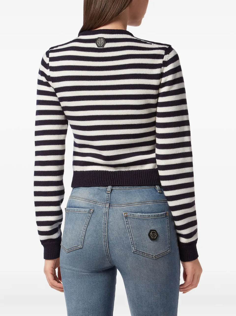teddy bear-jacquard jumper