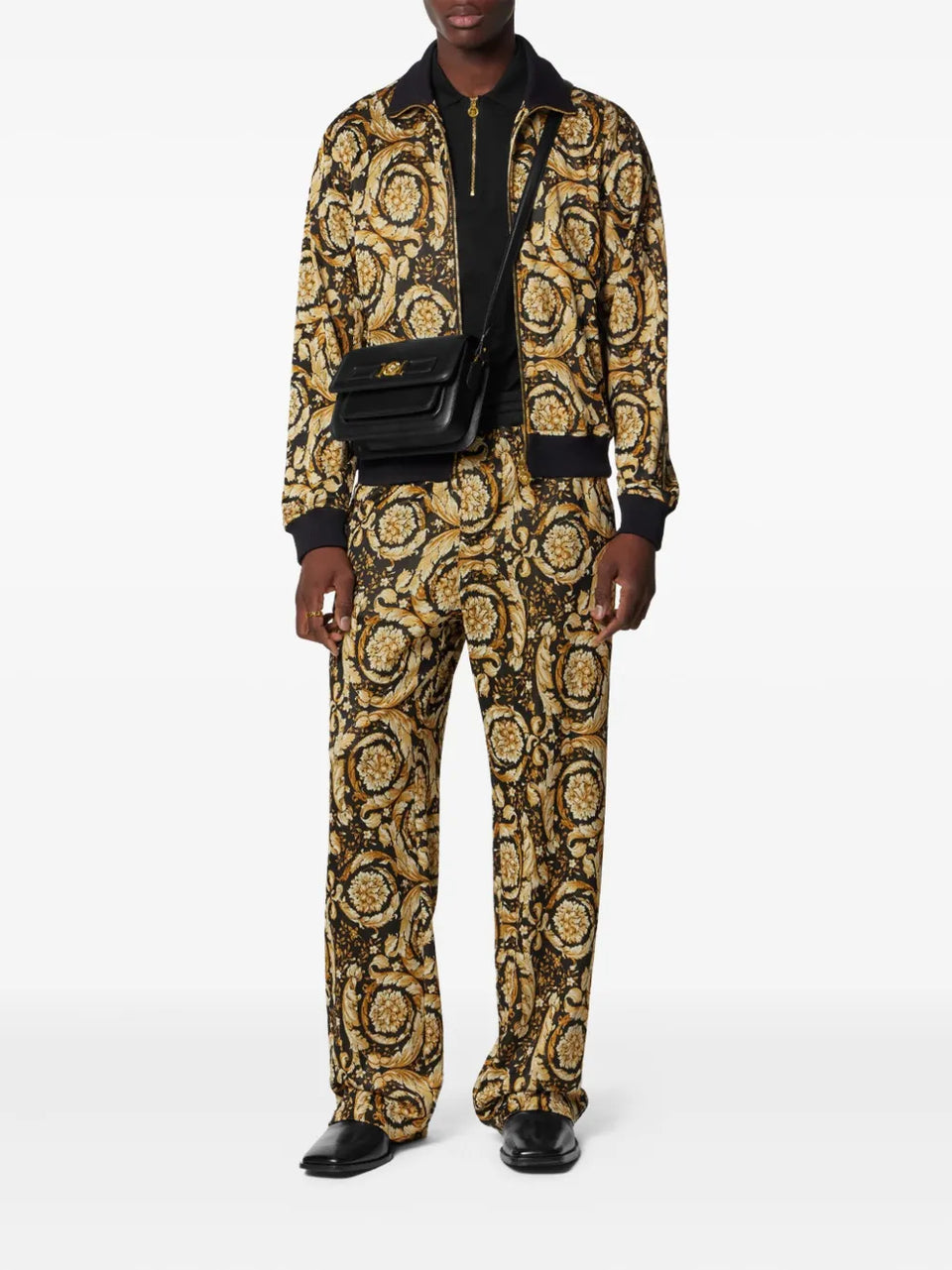 Barocco jacquard sweatshirt